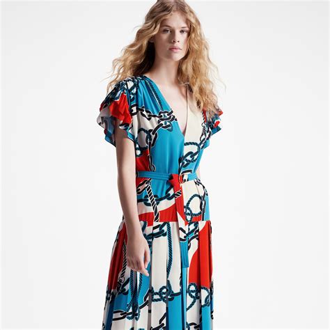 butterfly louis vuitton|Nautical Print Butterfly Sleeve Dress .